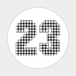 Plaid Number - 23 - Dark Magnet